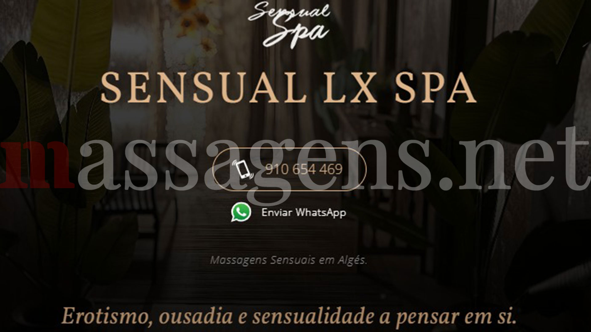 Poster Massagista Sensual LX